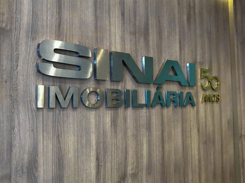 Letra Caixa em Aço Inox Bixiga - Letras Caixa em Mdf