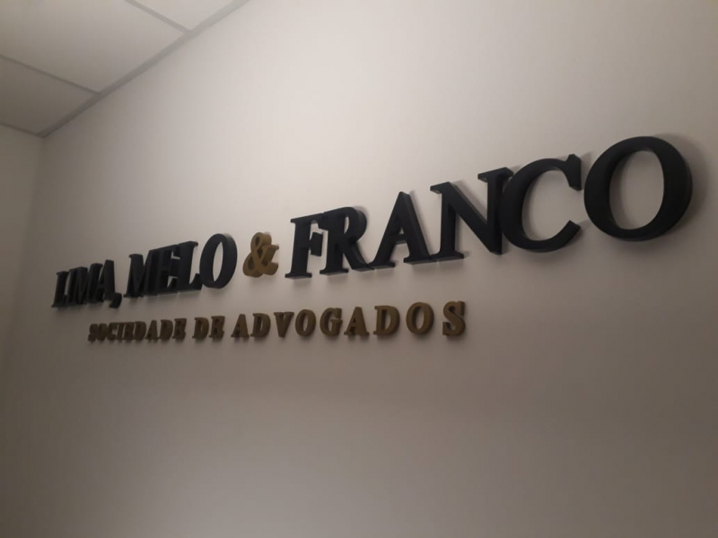 Logo de Parede 3d Preço Perdizes - Logo em Alto Relevo Água Branca