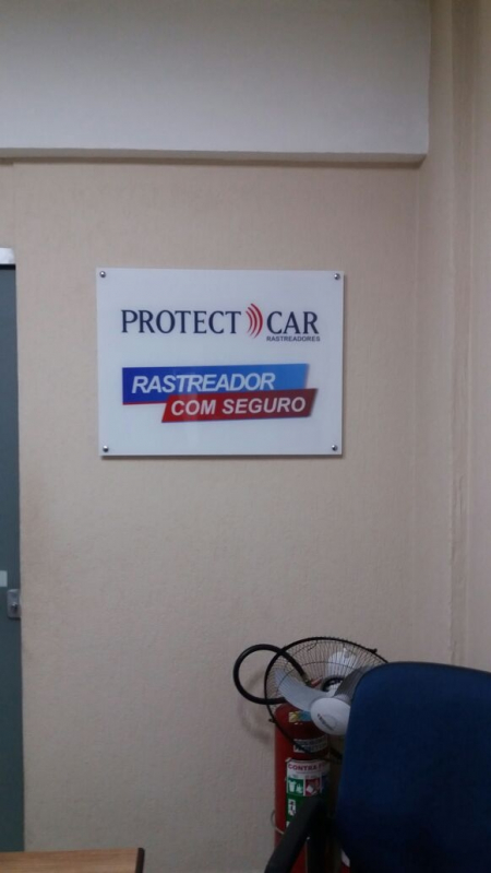 Placa de Acrílico Adesivadas Sumaré - Placas para Recepção