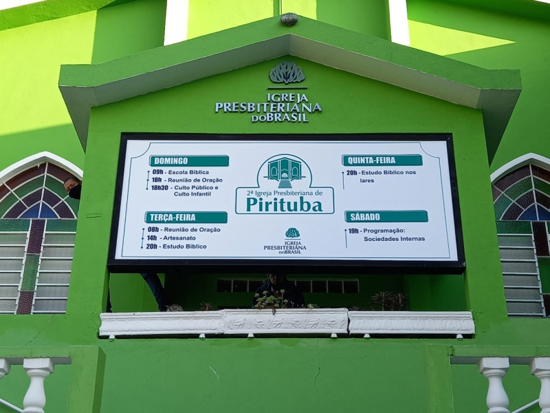 Placa para Empresas Saúde - Placas de Acm
