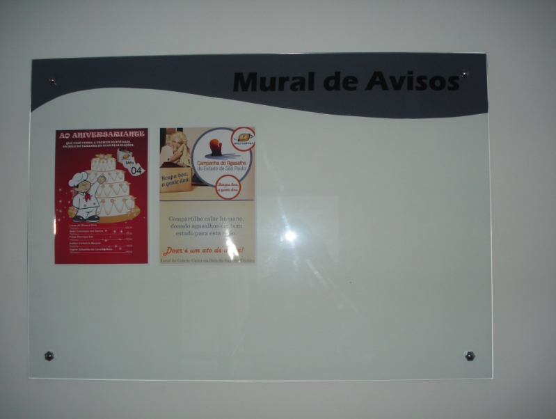 Placas de Acrílico para Recepção Jabaquara - Placa em Acrílico Transparente com Logo