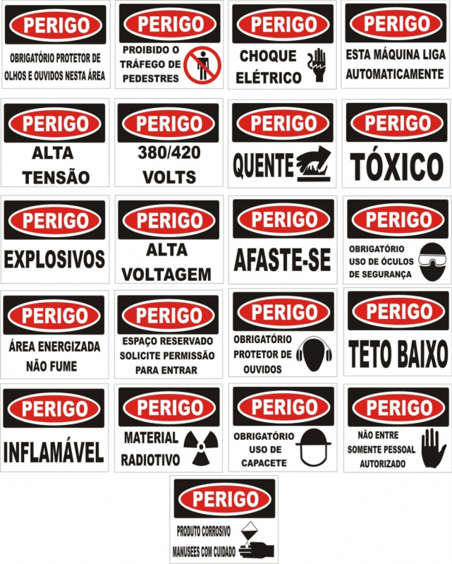 Placas de Segurança Preço Barra Funda - Placas de Alumínio Adesivadas