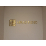 logo 3d na parede Vila Leopoldina